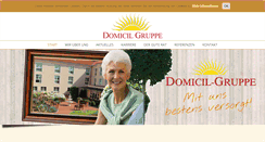 Desktop Screenshot of domicil-gruppe.de