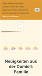 Mobile Screenshot of domicil-gruppe.de